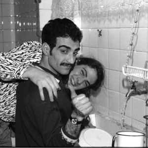 Yo con pelo y mi amigo Nacho